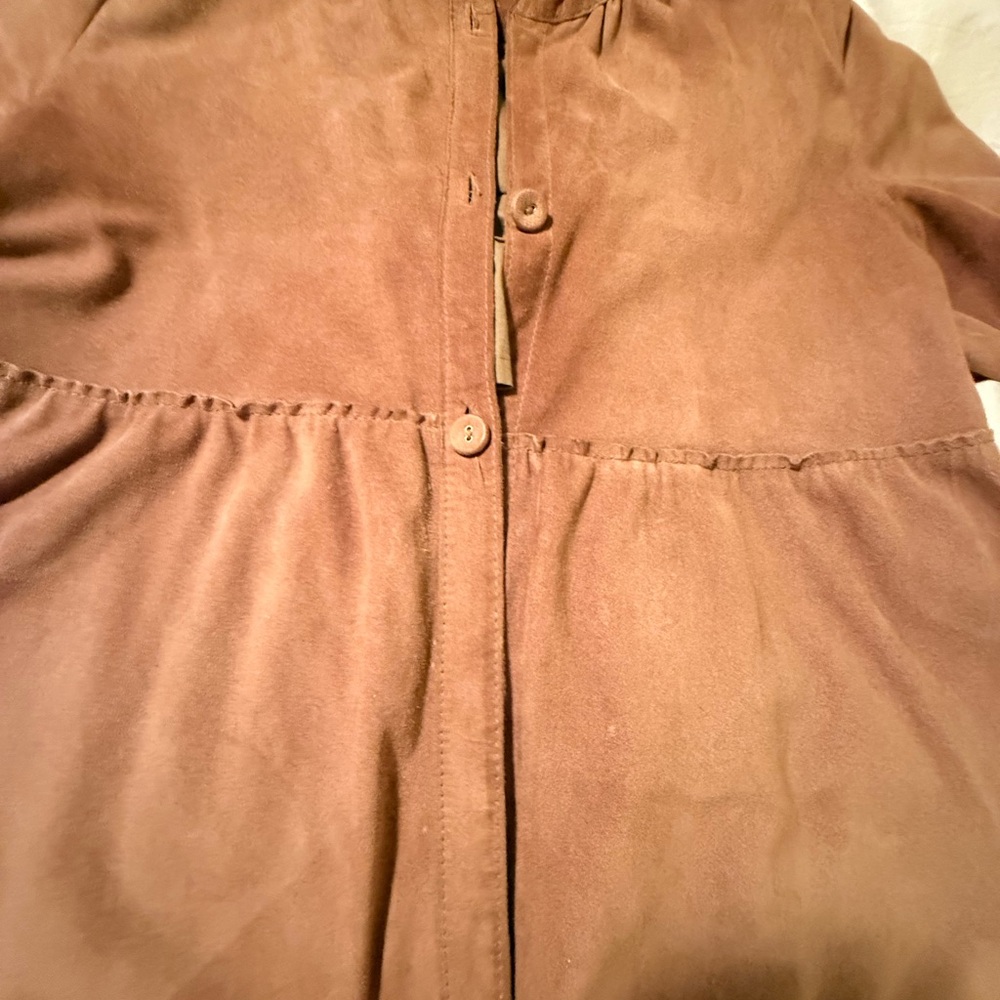 Banana Republic chestnut suede women’s vintage top
